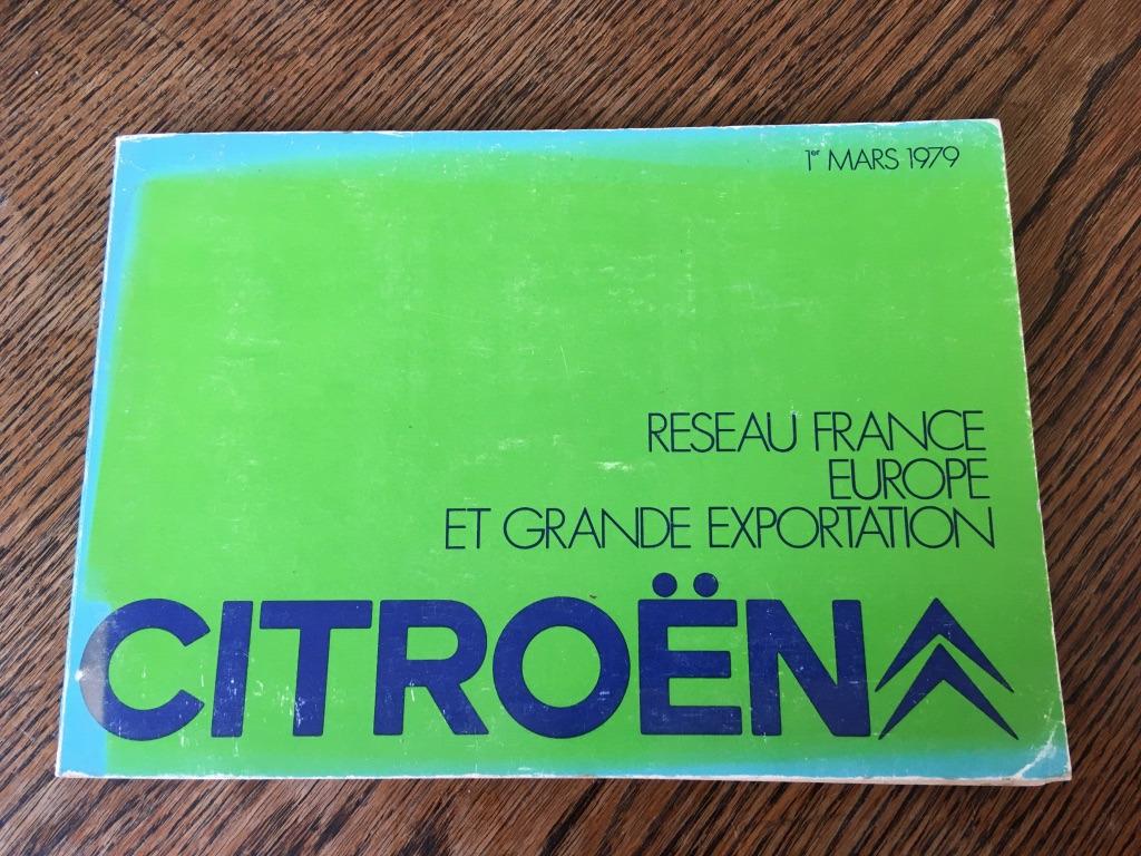 Livre Réseau France Citroën Mars 1979 LesAnciennes.com