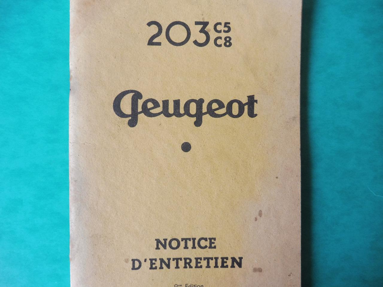 Notices entretien Peugeot LesAnciennes.com