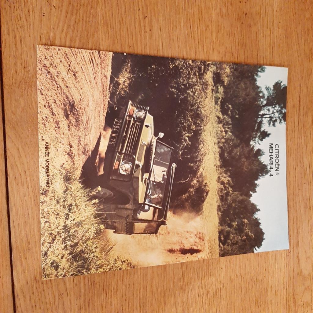 Documentation publicitaire epoque mehari 4x4 LesAnciennes.com