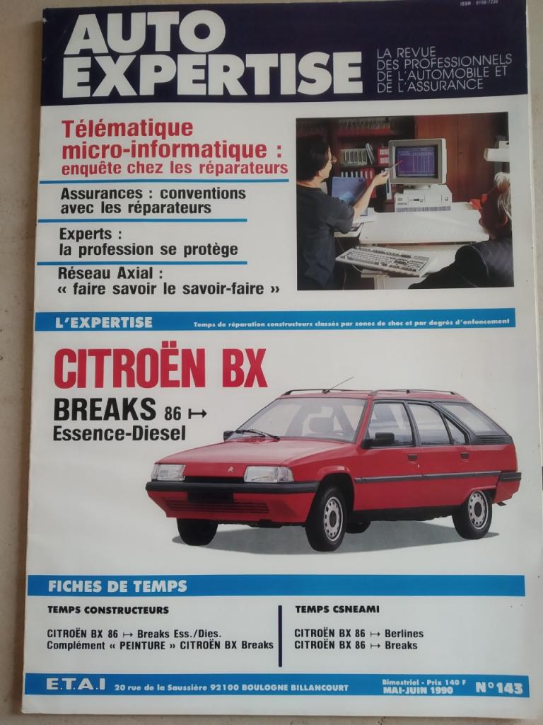 Expert auto n°143 CITROEN BX essence/diesel LesAnciennes.com