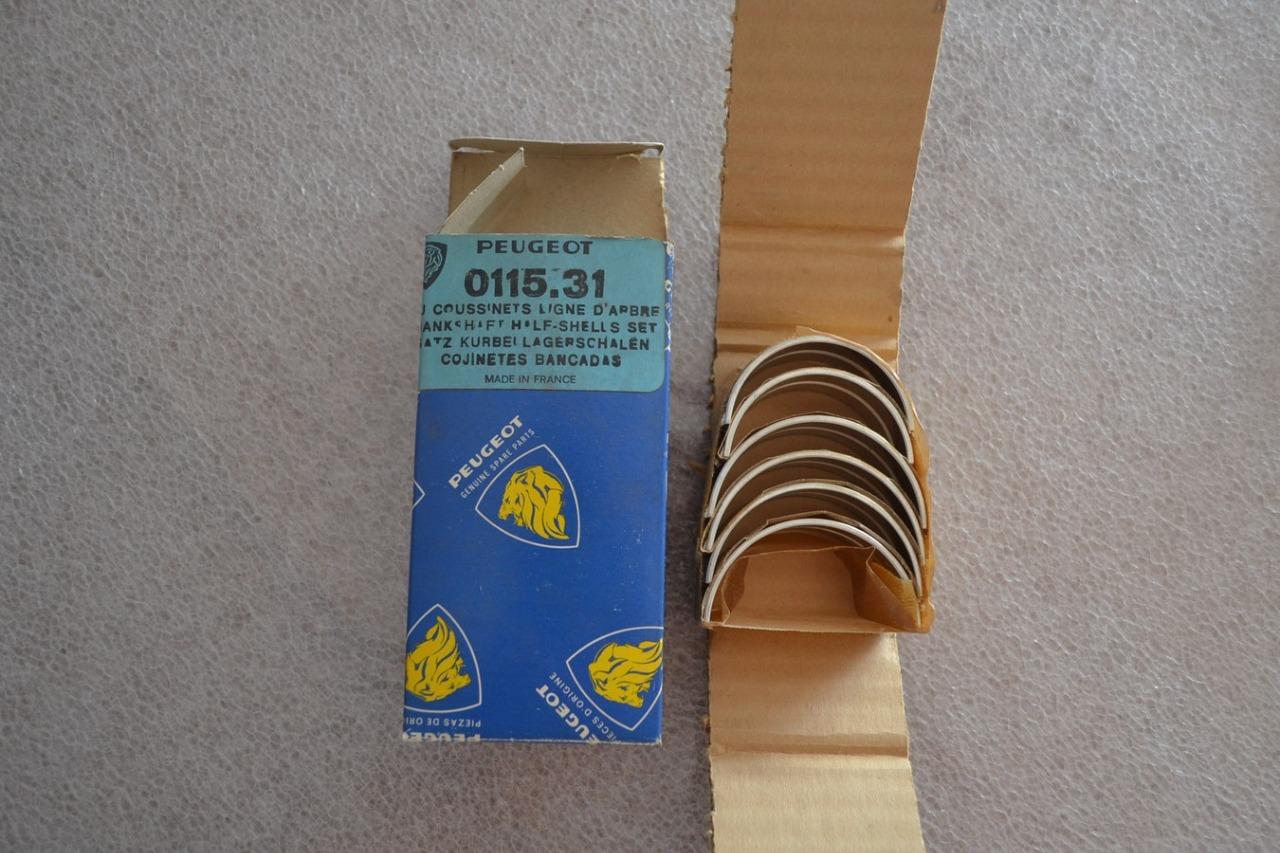 Jeu 6 coussinets palier PEUGEOT 404 f LesAnciennes.com