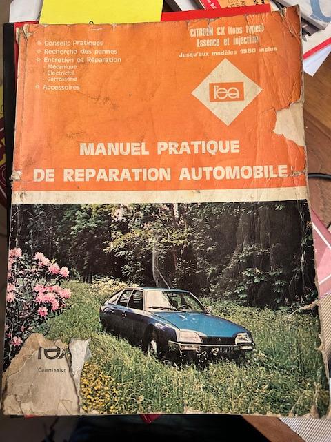 Manuel reparation Citroen CX LesAnciennes.com