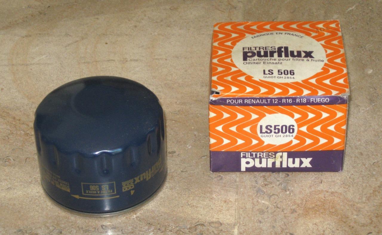 Filtre à huile Purflux LS506 pour Renault LesAnciennes.com