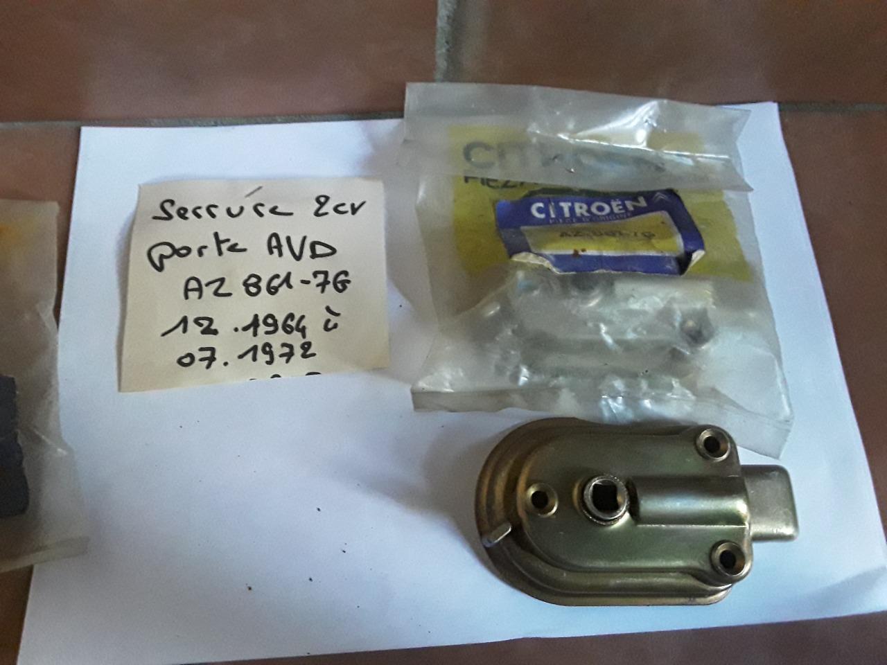 Serrures CITROEN 2CV AZ LesAnciennes.com