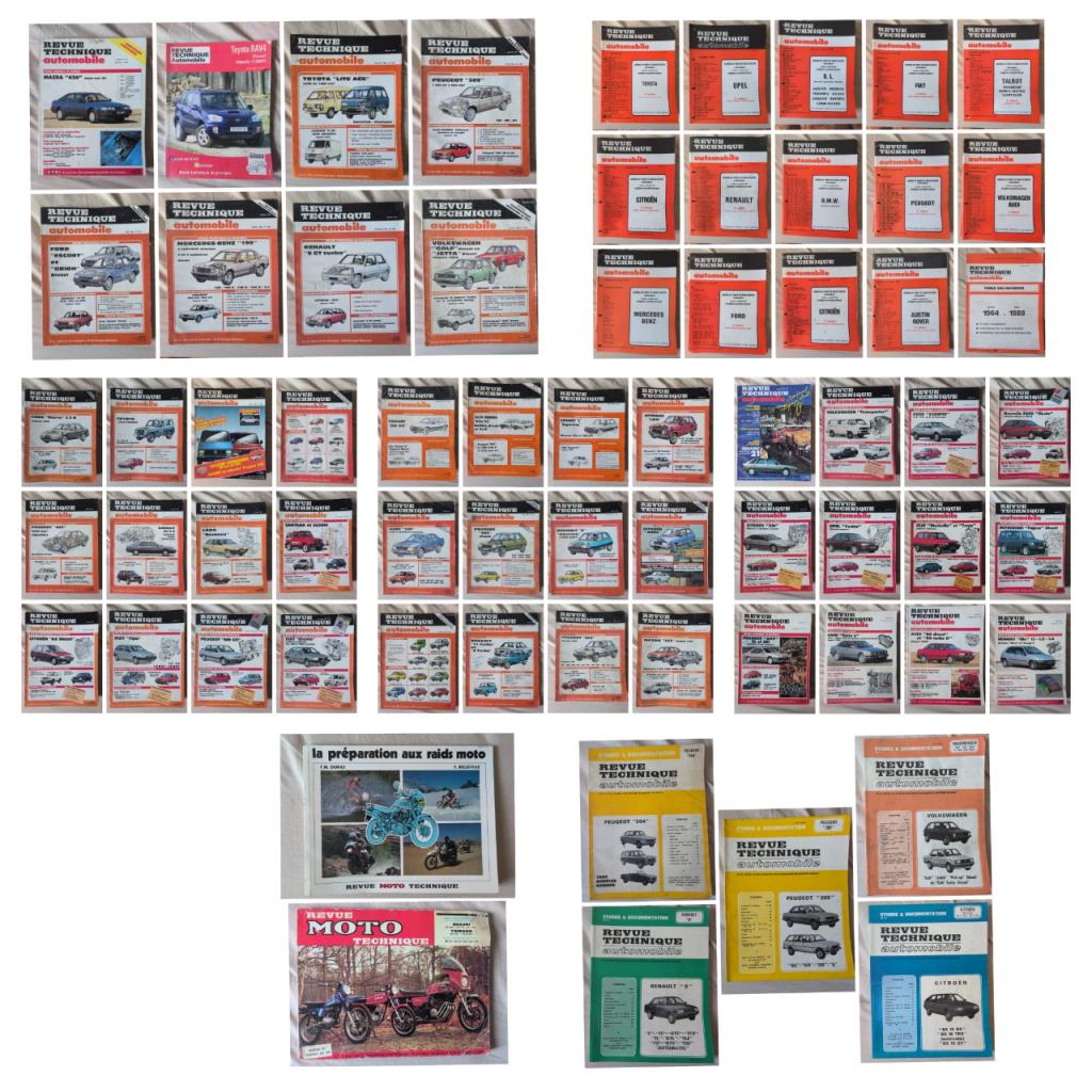 Lot 66 revues techniques auto/moto RTA RMT LesAnciennes.com