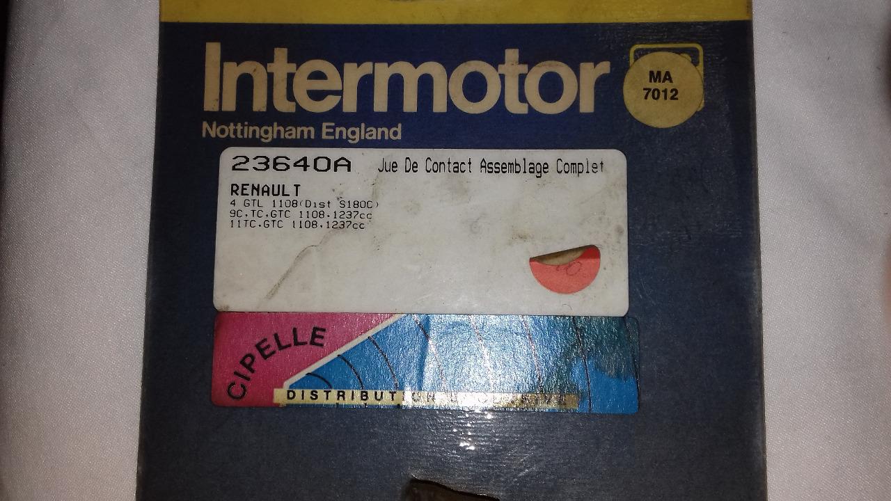 Jeu de contact RENAULT 9 (R9) LesAnciennes.com