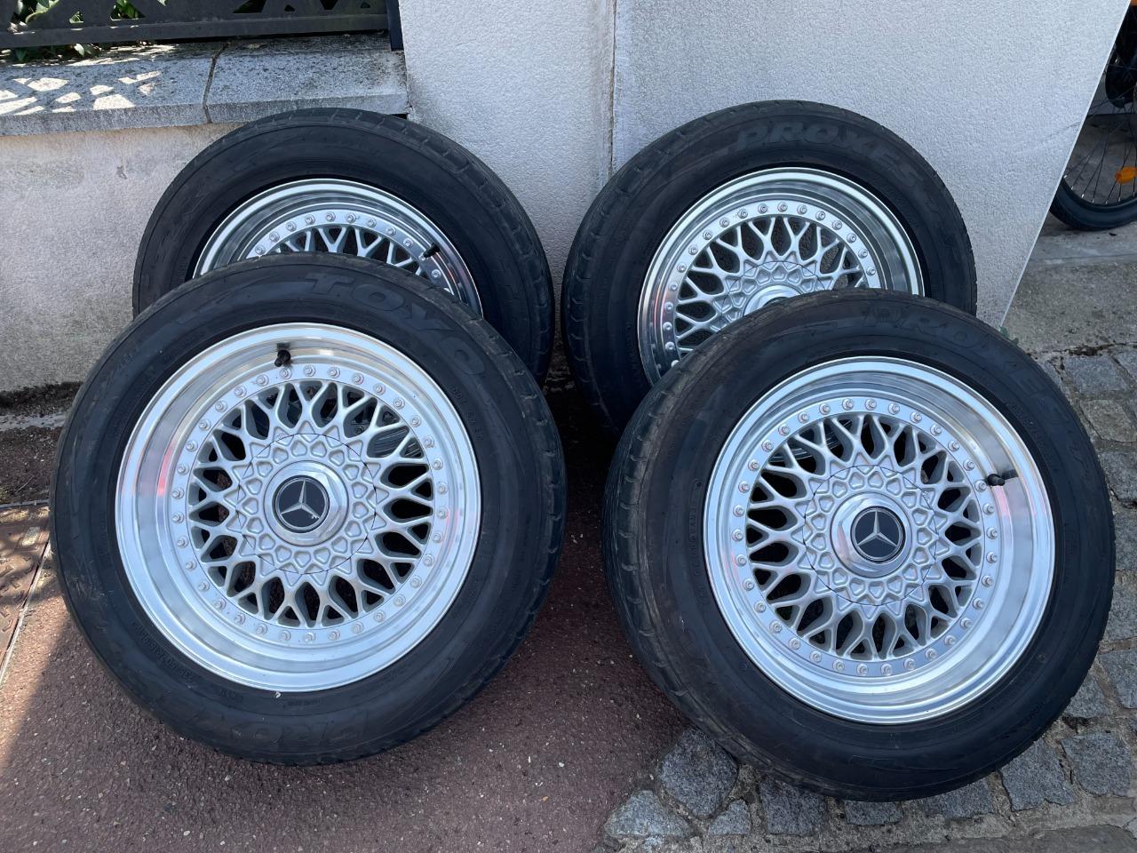 4 jantes réplique BBS RS 16\' 5X120 5X100 LesAnciennes.com