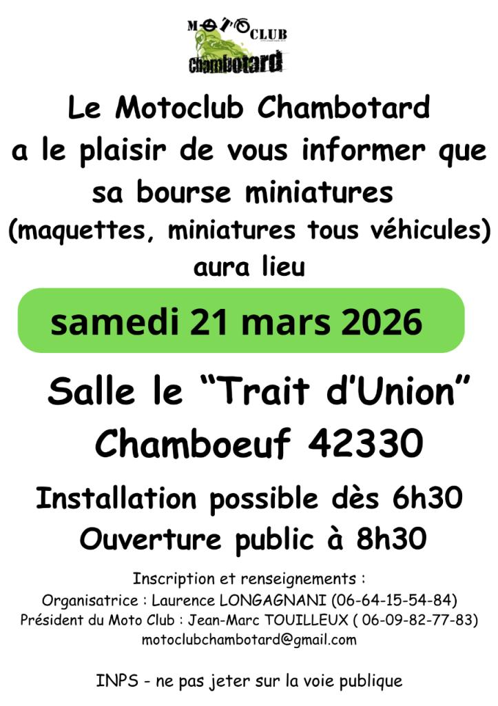 Bourse miniatures et maquettes tous véhicules LesAnciennes.com