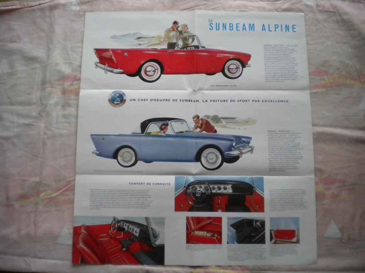 Miniature Sunbeam Alpine Série 2 Convertible 1/43 - Vanguards VA07003 - Modèle Réduit D'occasion