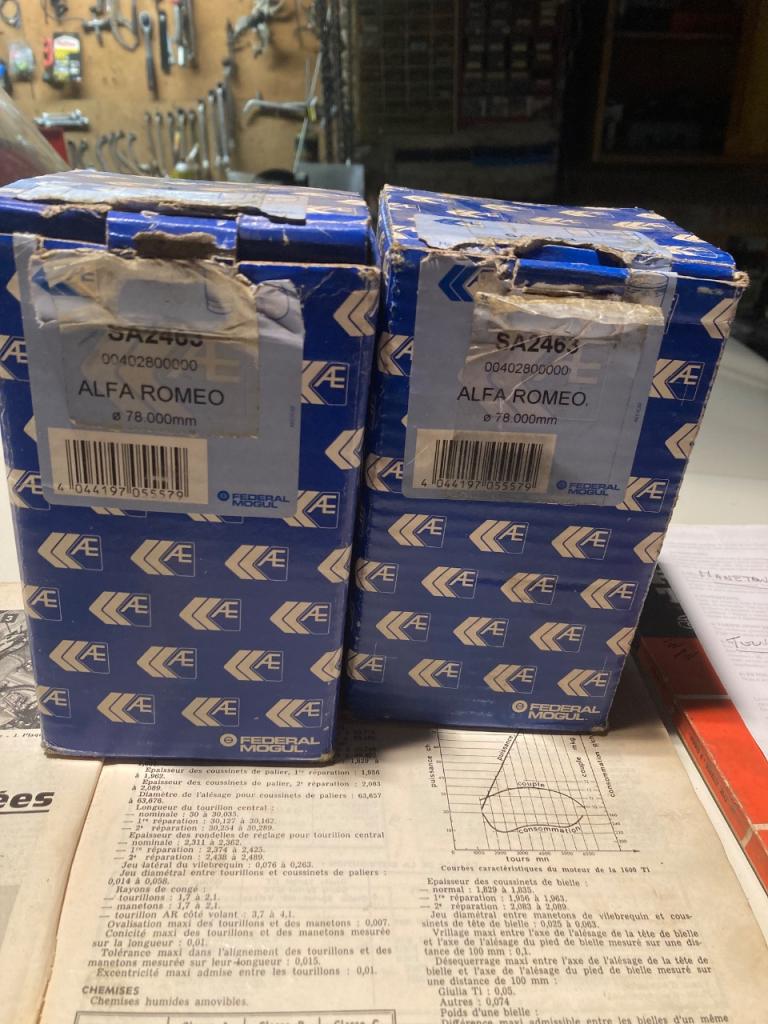 Chemises pistons ALFA ROMEO 1600 LesAnciennes.com