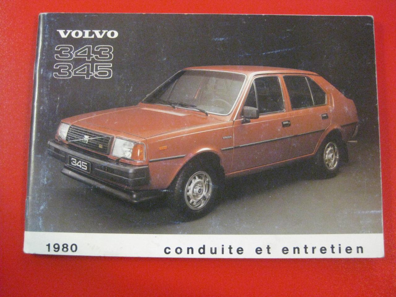 Notice entretien Volvo 343 & 345 de 1980 LesAnciennes.com