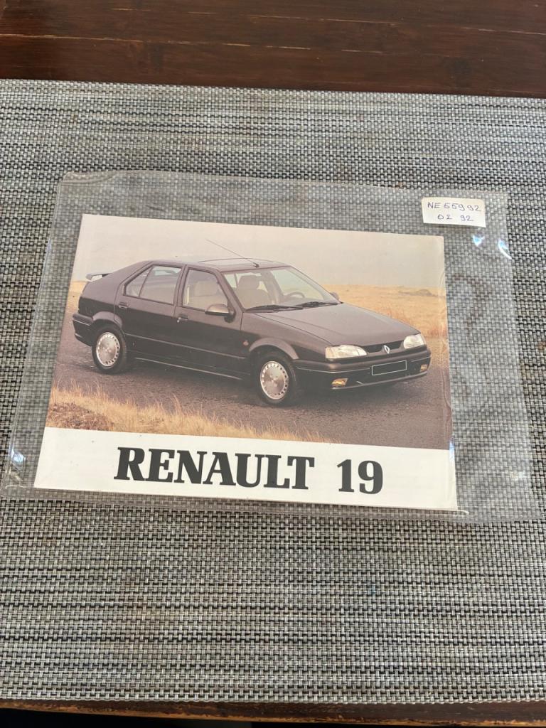Notice mode d’emploi RENAULT 19 (R19) LesAnciennes.com