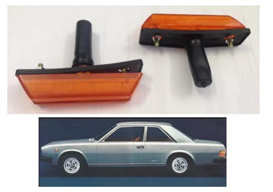 FIAT 130 coupe clignotants lateraux LesAnciennes.com