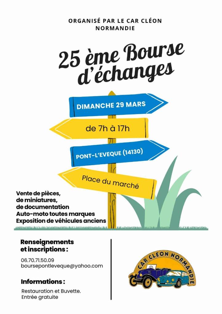 25 ème Bourse d’échanges de pont l'eveque LesAnciennes.com
