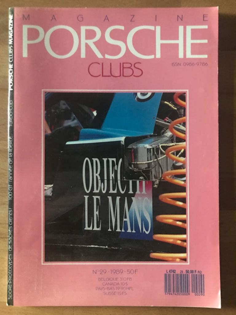 Magazine Porsche Club 1989 LesAnciennes.com