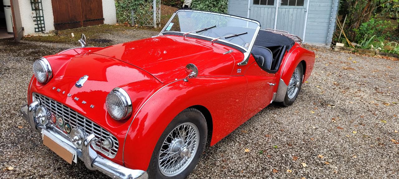 TRIUMPH TR3A - 1958 LesAnciennes.com