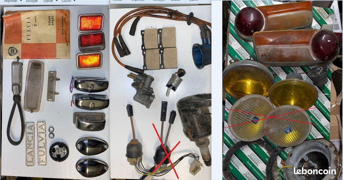Lot de pièces LANCIA Fulvia 1300 LesAnciennes.com
