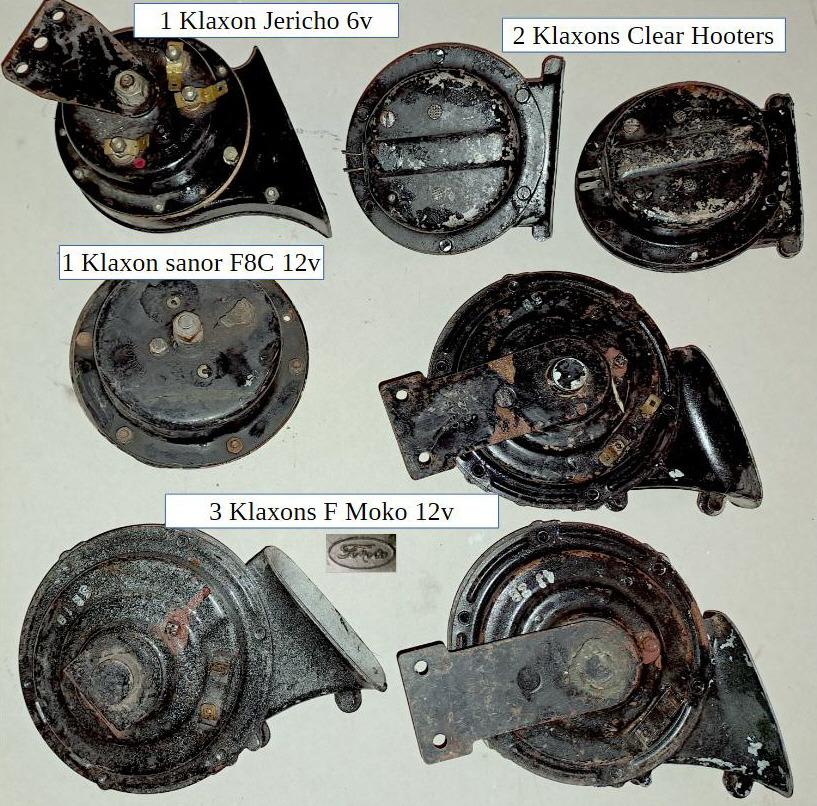 Pièces JERICHO/CLEAR HOOTER Sanor/F Moko LesAnciennes.com