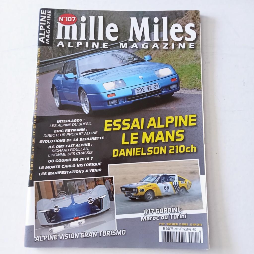Mille miles alpine magazine n° 107 LesAnciennes.com