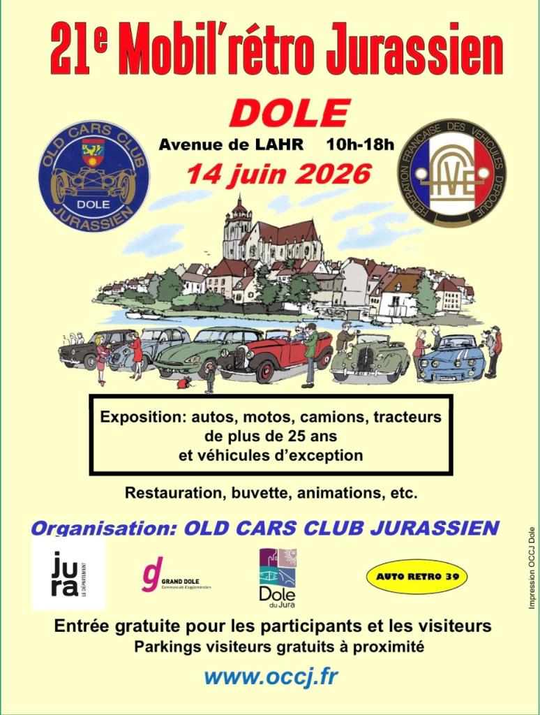 21 éme Mobil'Rétro Jurassien DOLE LesAnciennes.com