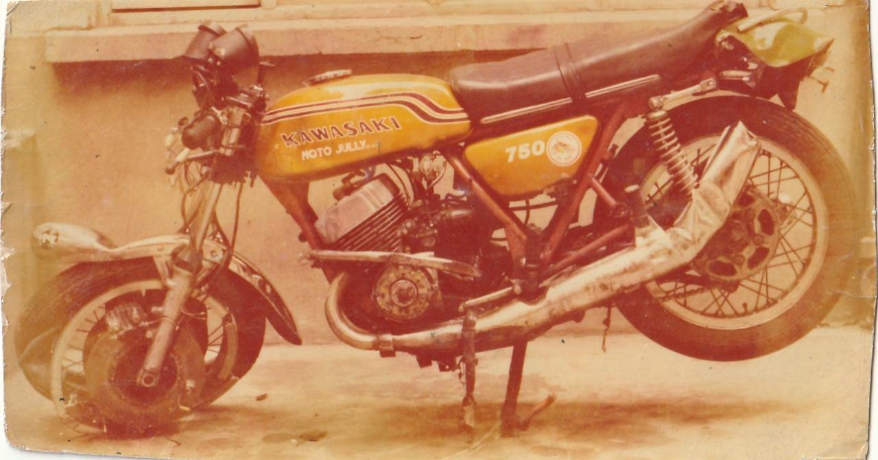 DEPLIANT SIDEMM KAWASAKI 750 H2 1972 LesAnciennes.com