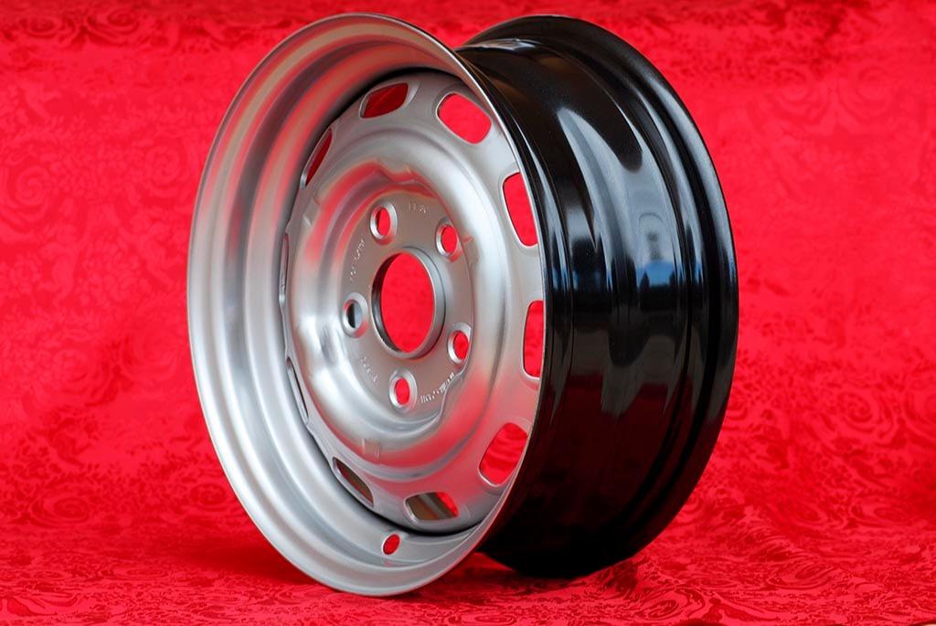 1 pc. jante Porsche OE steel 6x15 ET36 356 C SC 91 LesAnciennes.com