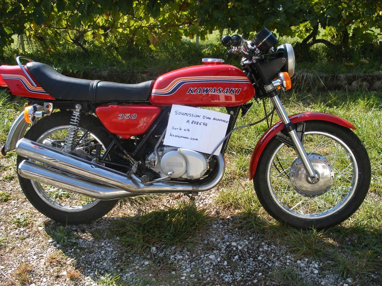 KAWASAKI 350 S2 - 1972 LesAnciennes.com