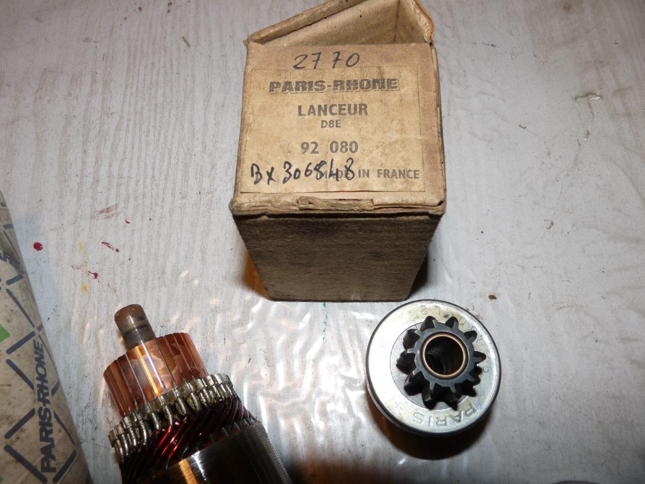 Induit et lanceur Paris Rhône D8E77/87 SIMCA 1100 LesAnciennes.com