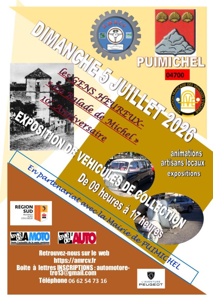 LES GENS HEUREUX -La balade de Michel- 10° Anniversaire LesAnciennes.com