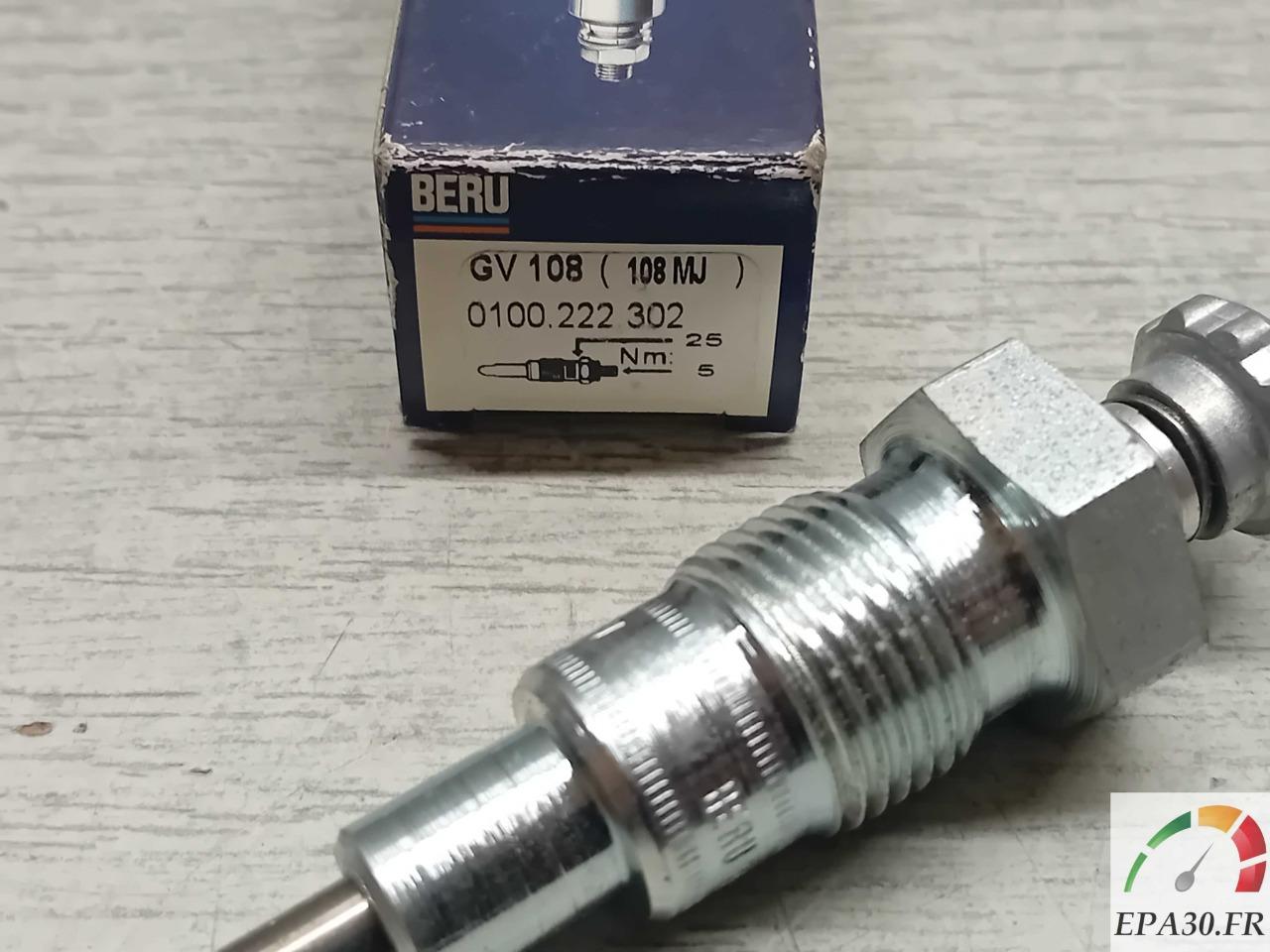 GV108 – BOUGIE NEUVE PRECHAUFFAGE PEUGEOT 504 J7 LesAnciennes.com