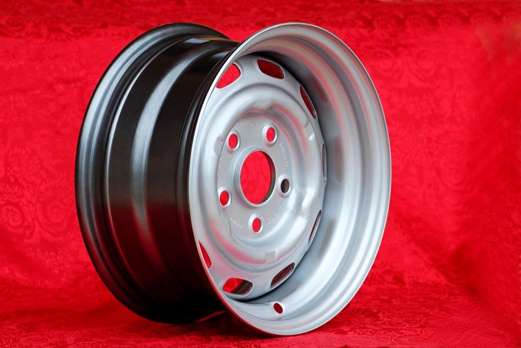 1 pc. jante Porsche OE steel 7x15 ET23.3 356 C SC LesAnciennes.com