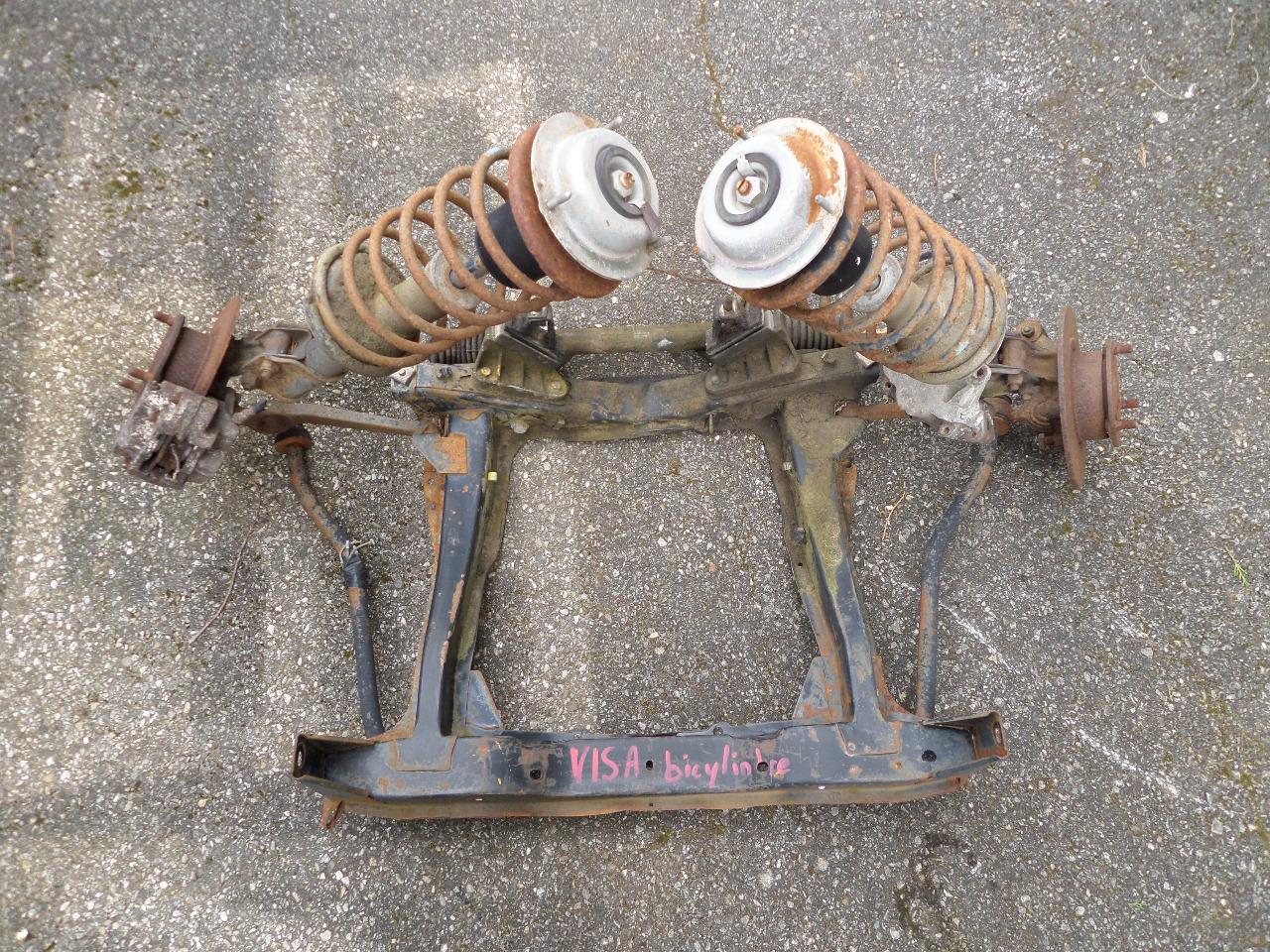 Train avant CITROEN Visa bicylindre LesAnciennes.com