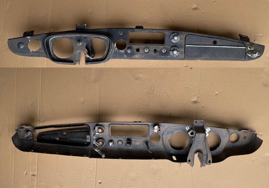 MGB - Tableau de bord - Métal - Direction à gauche LesAnciennes.com