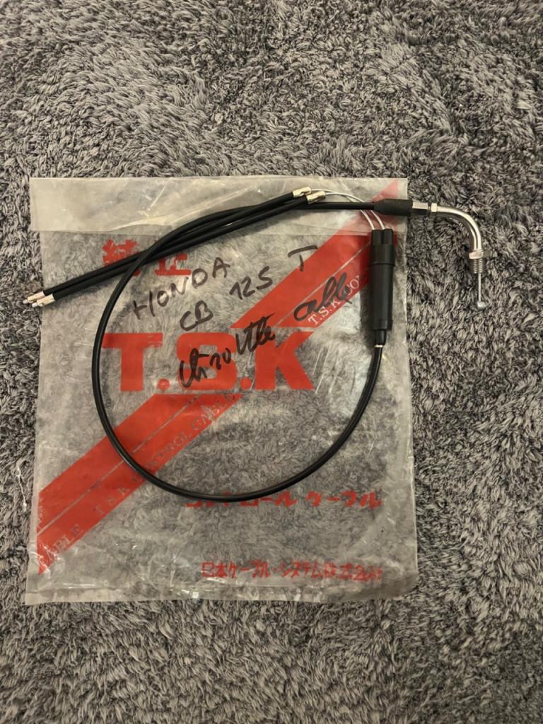 HONDA CB 125 T, câble neuf complet de gaz LesAnciennes.com