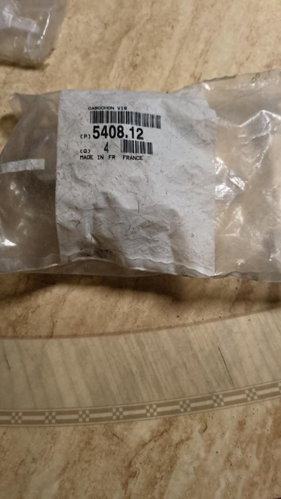 Lot de 4 cabochons de vis de roue Citroën Peugeot LesAnciennes.com