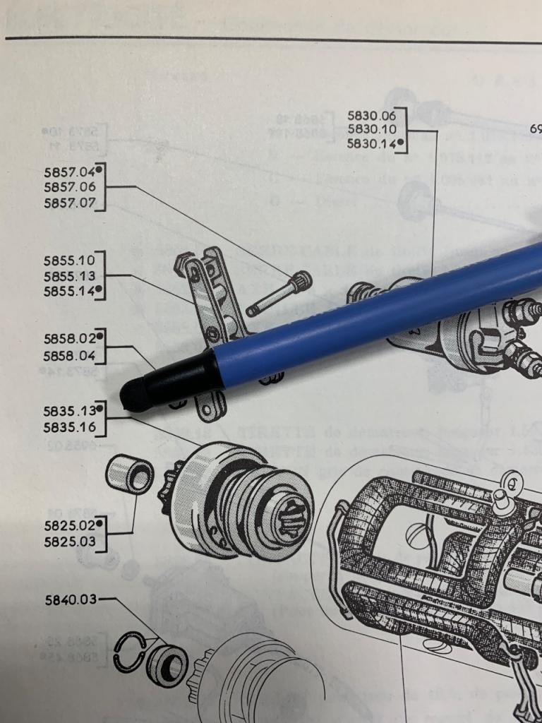 Lanceur démarreur Peugeot D3A D4A-B Diesel LesAnciennes.com