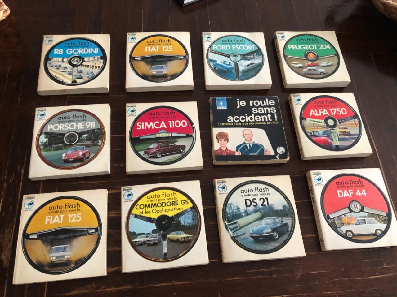 Collection de livres auto flash ’63 ‘67 ‘68 LesAnciennes.com