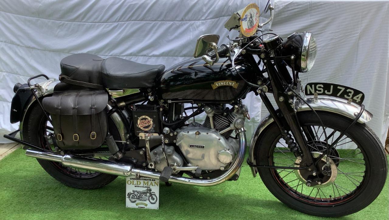 VINCENT COMET série C - 1952 LesAnciennes.com