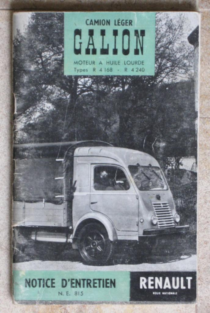 Notice Renault Galion à huile lourde (Diesel) LesAnciennes.com
