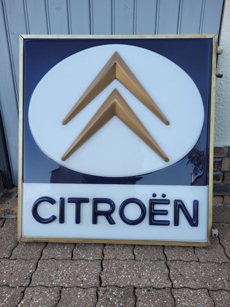 Enseigne Citroën vintage LesAnciennes.com