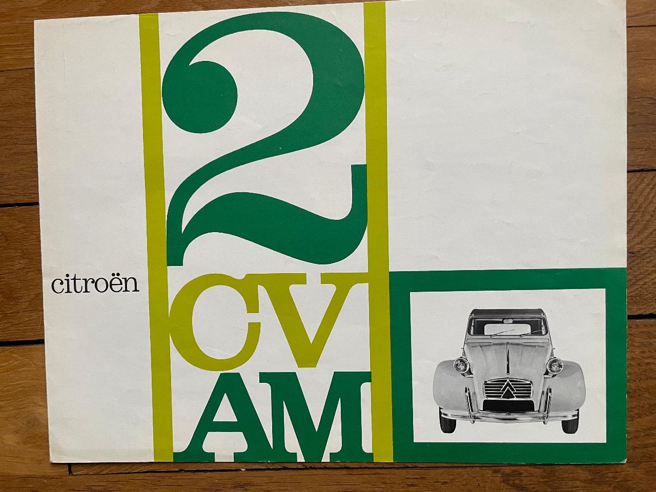 2CV AM Catalogue 1963. LesAnciennes.com