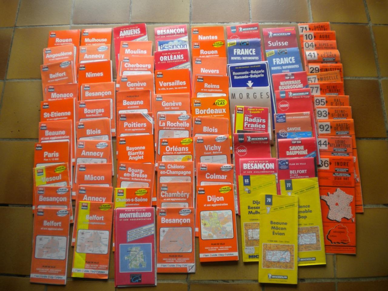 Lot 97 plans villes - cartes - plan net - ign LesAnciennes.com