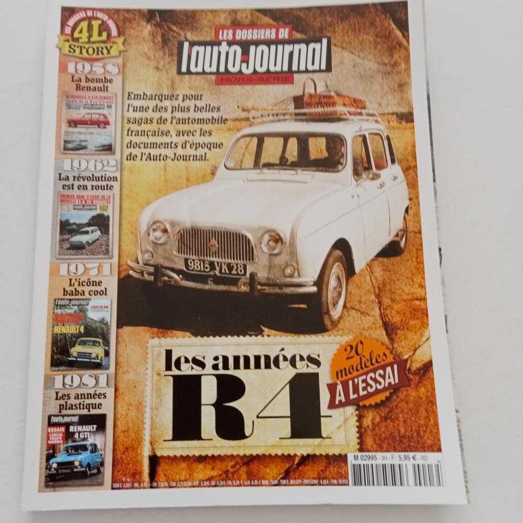 LES DOSSIERS DE L'AUTO JOURNAL LES ANNEES R 4 LesAnciennes.com