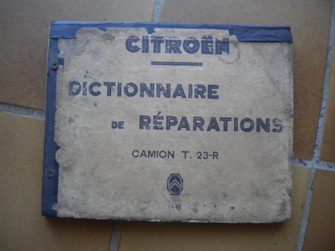 Citroën camion T23R - 1948 document LesAnciennes.com