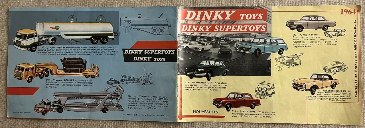 Catalogue ancien miniatures Dinky 1964 LesAnciennes.com