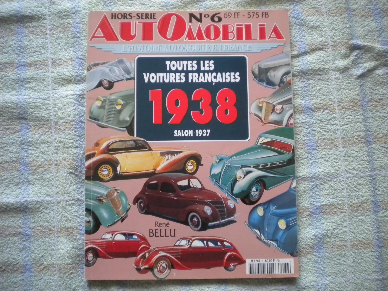Automobilia hors série SALON 1937 automobile à vendre