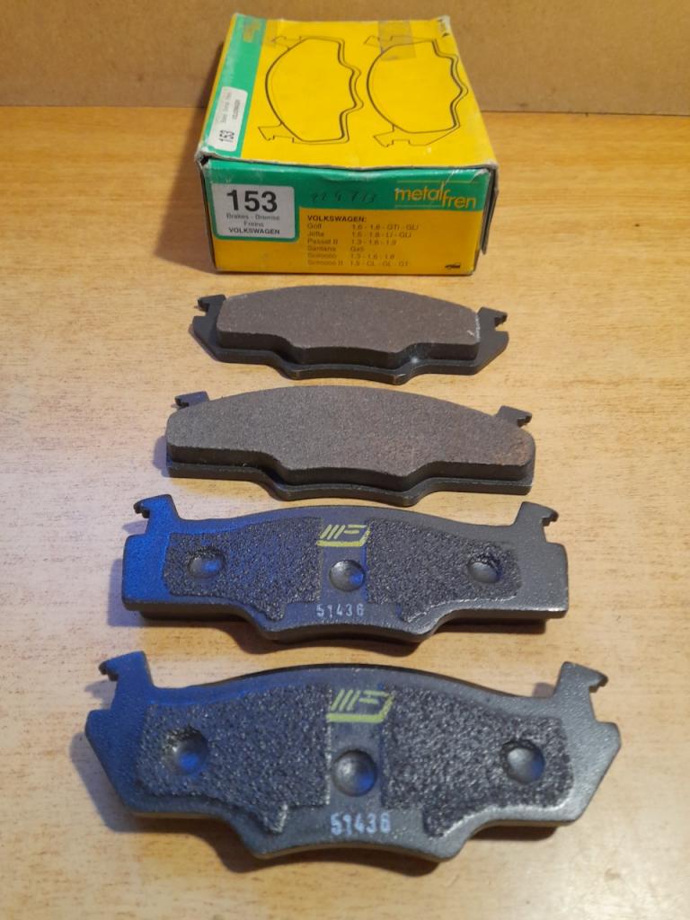 Plaquettes de frein avant golf I II GTI MGA153 LesAnciennes.com
