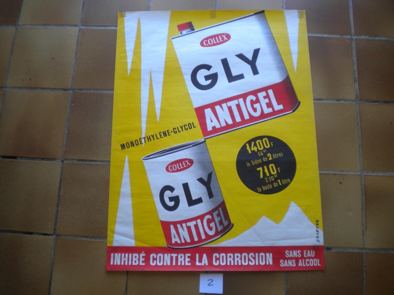 GLY Antigel Collex Affiche papier d'époque LesAnciennes.com