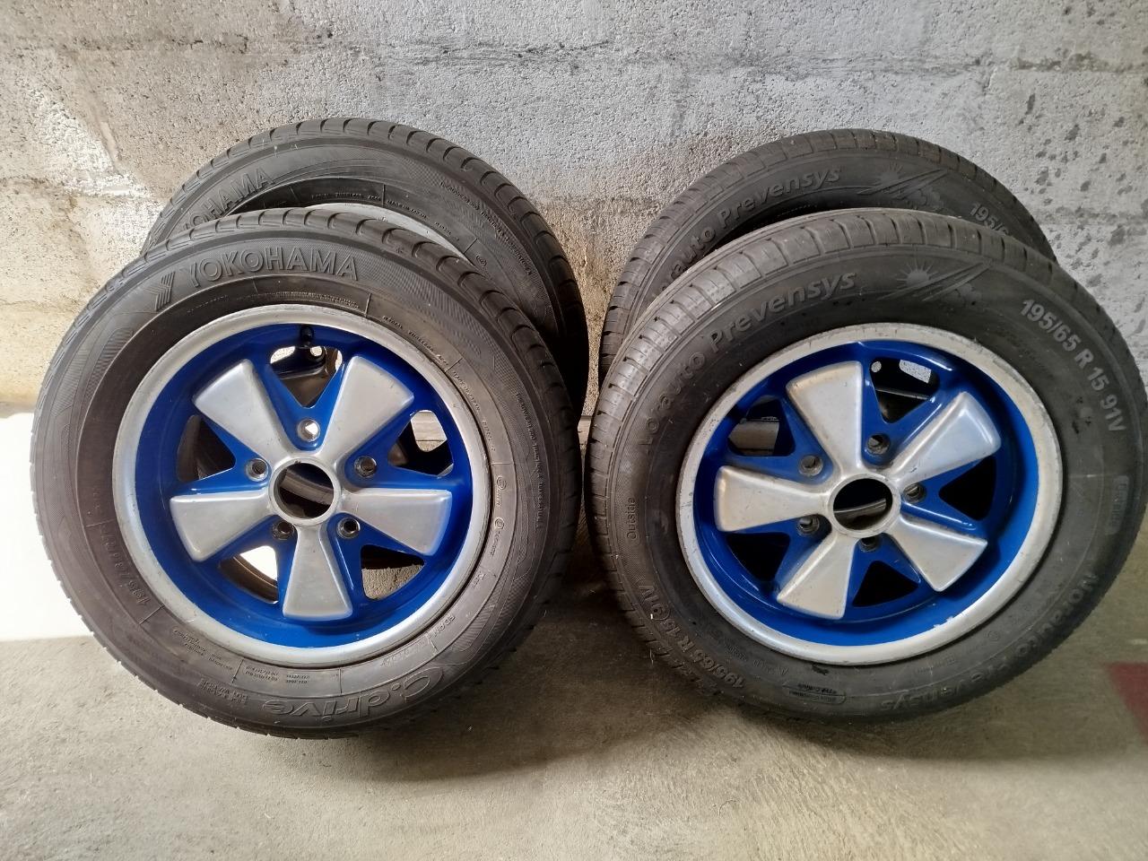 4 jantes Fuchs 6Jx15 LesAnciennes.com