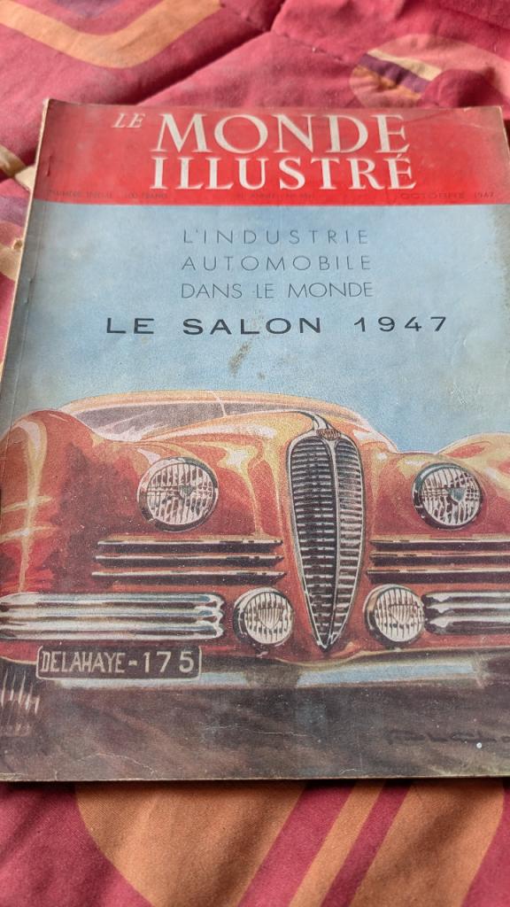 Le Monde Illustré Salon de l'Automobile 1947 LesAnciennes.com